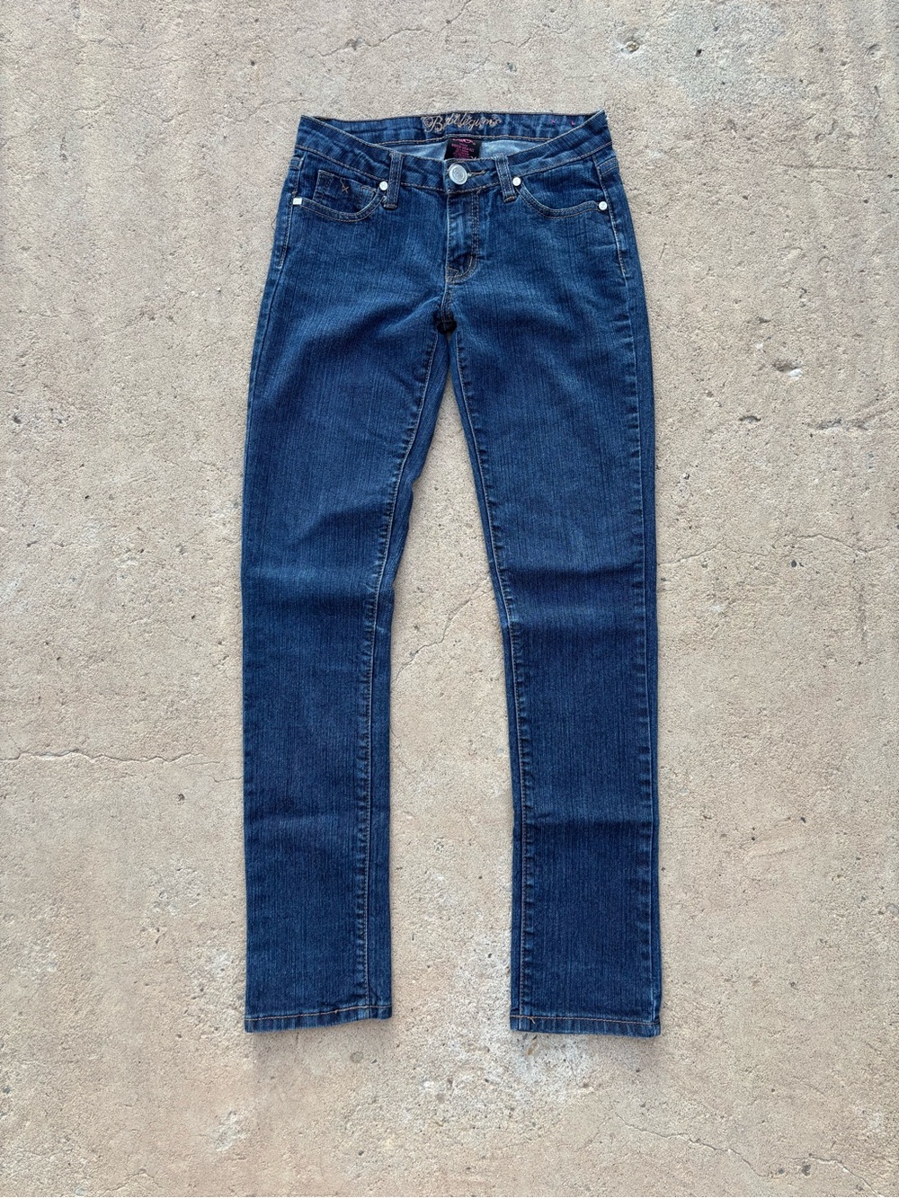 Vintage 2000s Bubblegum BG Embroidered Pocket Jeans Size 5/6